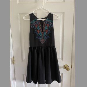 Everly Aztec Print Sleeveless Dress - Size S